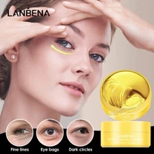 60PCS Under Eye Mask Gel Remove Dark Circles Crow Feet Bag Lift Firm Anti Aging