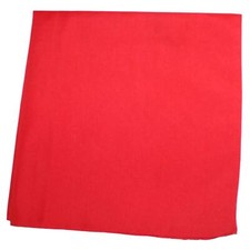 Plain 100 Cotton Unisex Extra Large Bandana - Pack of 3 Red