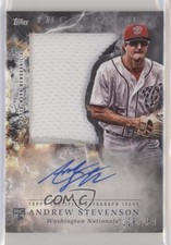 2018 Topps Inception 126/150 Andrew Stevenson #IAJ-AS Jumbo Patch Auto sc5