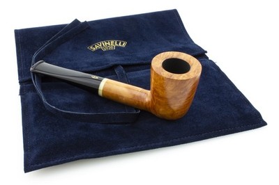 SAVINELLI Pipe Primo Fumo 409 6mm Dublin Dritta Liscia E Sacchetta In Velluto