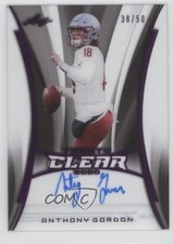 2020 Leaf Trinity Clear Auto Pink Foil 38/50 Anthony Gordon #CA-AG1 Auto 0q1p