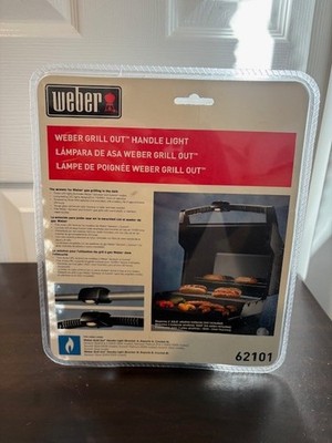 Weber Grill Out Handle Light 62101 NOS 3 LED Lights