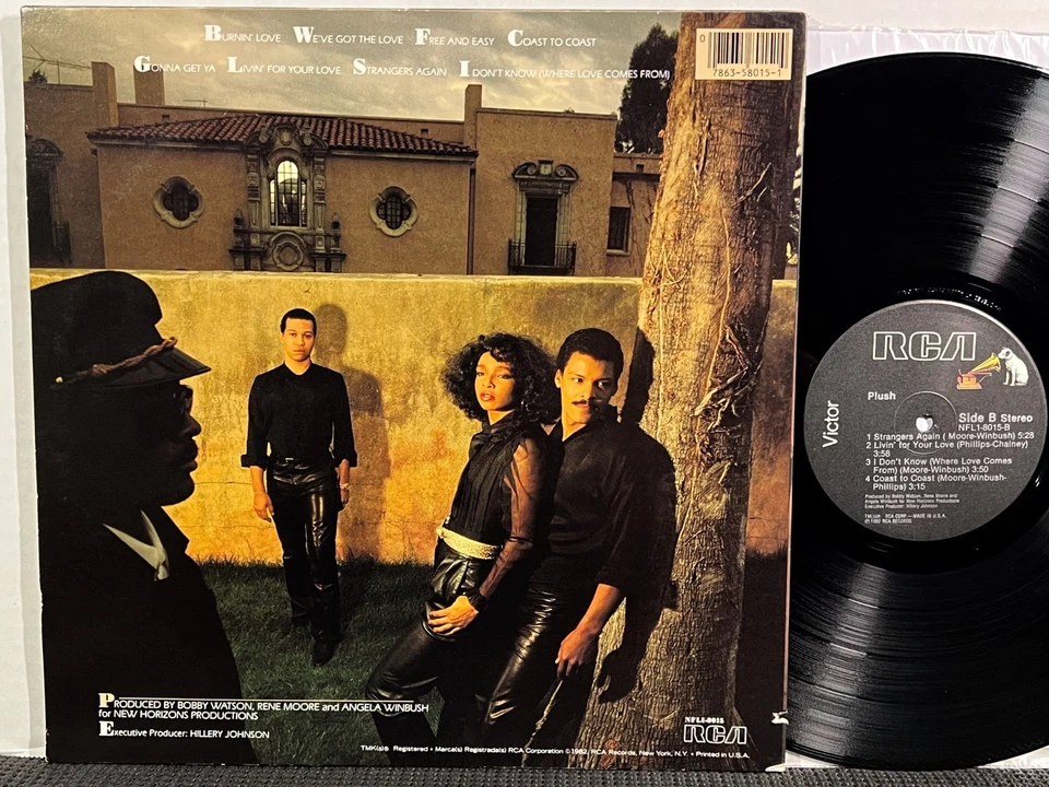 PLUSH LP RCA RECORDS NFL1-8015 STEREO 1982 Soul Funk Boogie Disco Foto 2 de 4