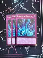 3x Torrential Tribute - MZMU-EN119 - 1st Rare NM