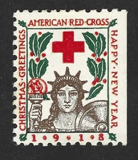 Scott WX21 Christmas Seal Type 1 From  1918 Mint Never Hinged....Free Shipping