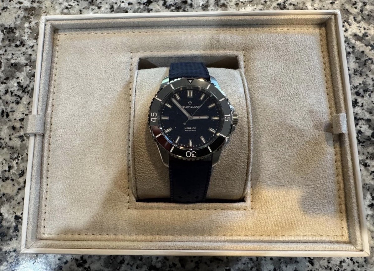 Venezianico Nereide Avventurina Nera Tungsten Bezel 39mm | eBay