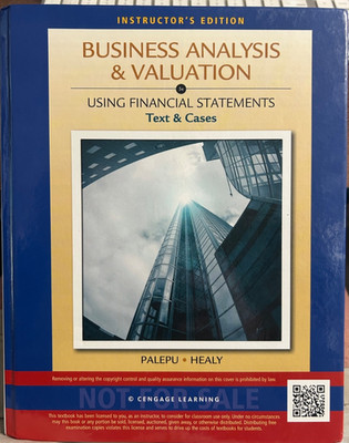 Business Analysis and Valuation: Using Financial Statements, Text & Cases 5E- IE