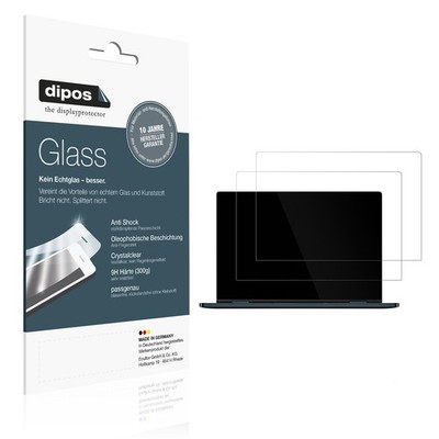 2x Schutzfolie für One Netbook Onemix 4 i7 - Anti-Shock 9H Folie dipos Glass