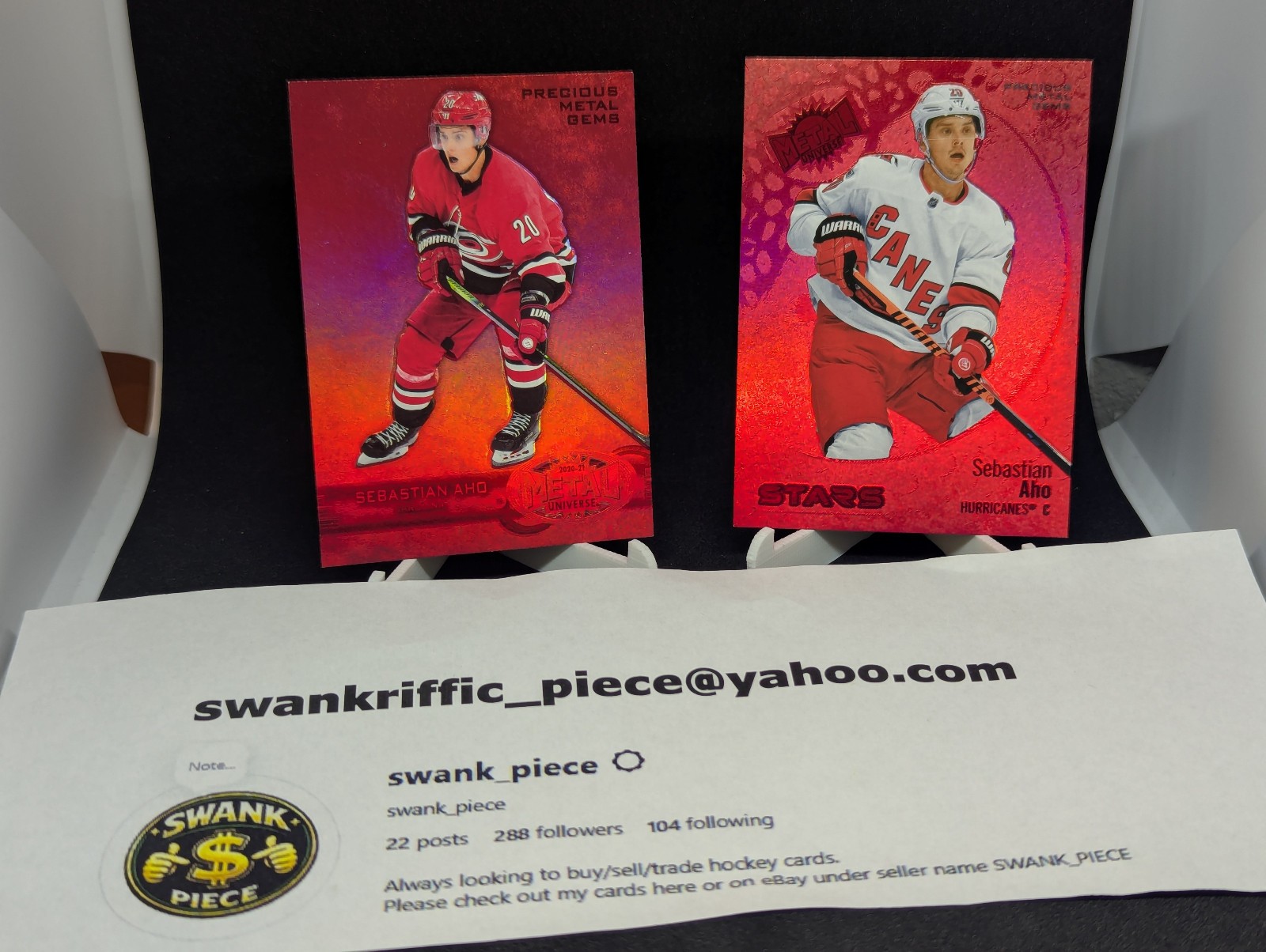 2016-17 Upper Deck SEBASTIAN AHO Young Guns #210 Rookie RC YG PSA 10 Gem view 3