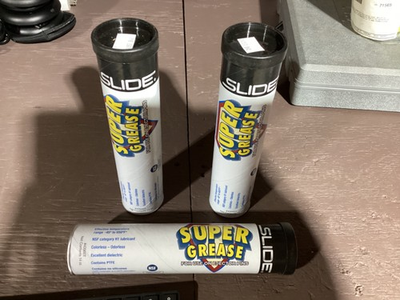 #ad Lot of 3 Slide Super Grease for Use on Ejector Pins 14oz NSF 45 650 Deg F USA $45.00