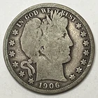 1906-D  Barber, Liberty Head Half Dollar,  G/VG - Nice Coin!!