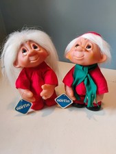 George Georgette Norfin Dam 10" Christmas Trolls 1982