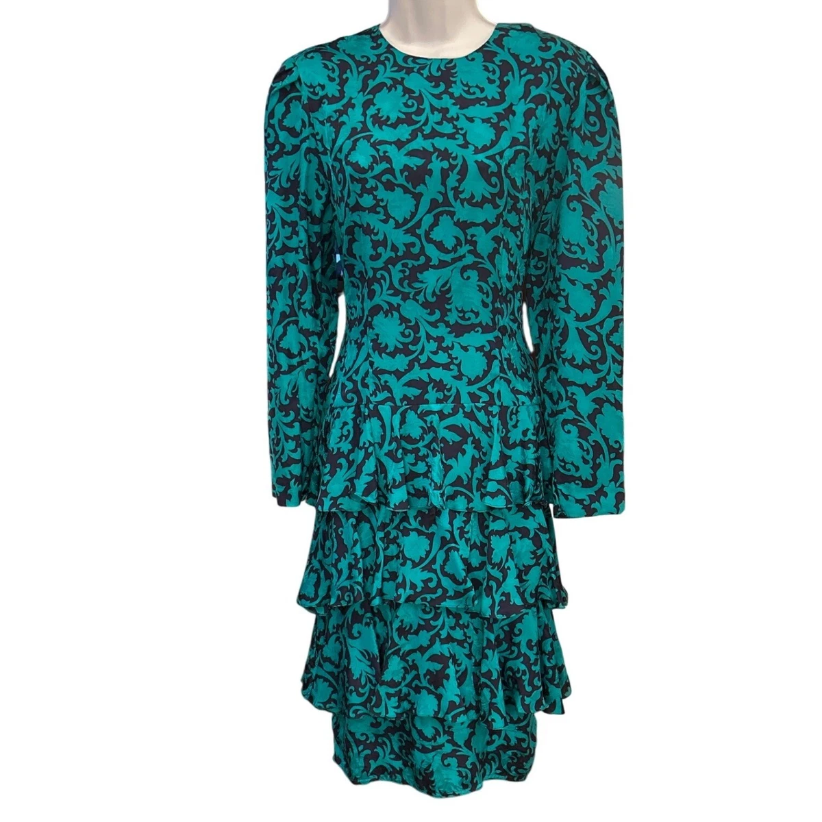 floral pastel long dress Multicolor Floral Gown With Beaded Cape Sleeves main image 0