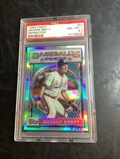 GEORGE BRETT 1993 Finest Baseball #63 Refractor PSA 8.5 NM-MT+ Kansas City Royal