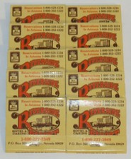 Ten Vintage Full Matchbooks, Riverside Resort...