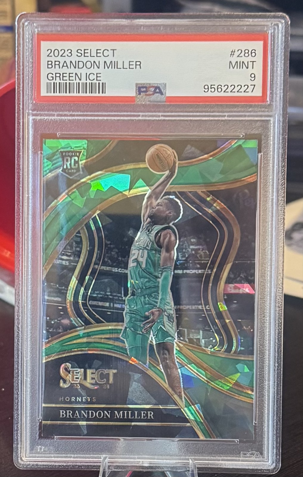 2023-24 Panini Select - Courtside Brandon Miller #286 Green Ice Prizm (RC)