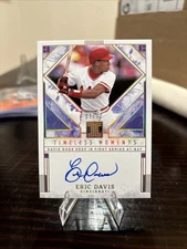 2025 Panini Impeccable Eric Davis TIMELESS MOMENTS ONCARD Auto /10 🐐🔥