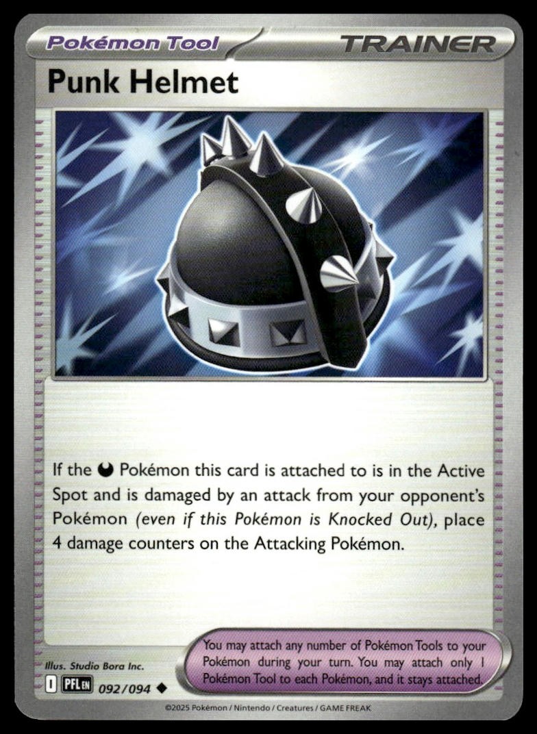 Pokemon Phantasmal Flames #092/094 Punk Helmet