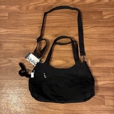 Kipling Waylon Black Tonal Shoulder Satchel B...