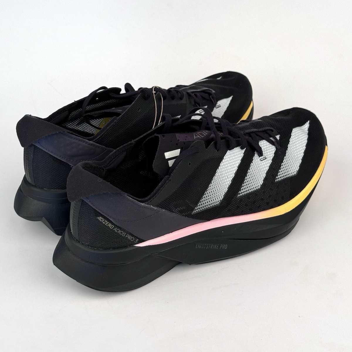 Size 12 - Adidas Adizero Adios Pro 3 Core Black Running Shoes