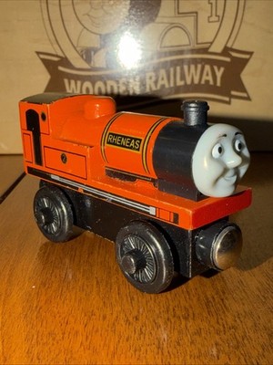 ORANGE RHENEAS THOMAS FRIENDS TRAIN WOODEN RAILWAY NARROW GAUGE TOMY UK RELEASE