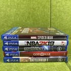 SONY PlayStation 4 Bundle Of 5 Games Lot (4 CIB) UNTESTED