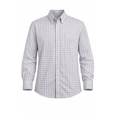 Chaps Men  s Non Iron Plaid Dress Shirt Size 17 34/35