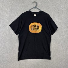 The Saw Doctors T Shirt 2006 UK Tour Medium Folk Rock Music Band Tee
