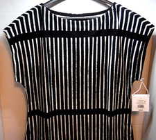Marimekko For Target Striped Terry Cloth Knee Length Swim Coverup Dress Womens