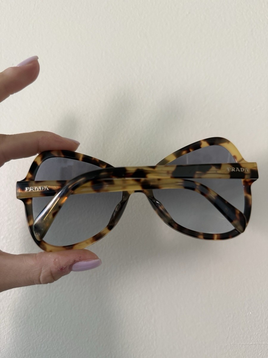 Prada PR 05SS Sunglasses Medium Havana And Blue Gradient | eBay