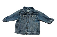 The Children's Place Denim Jean Jacket, Kids 6-9M Long Sleeve Snap Button Unisex