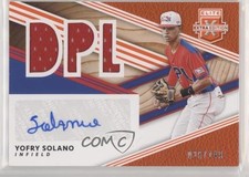 2020 Elite Extra Edition DPL Material Signatures Orange Yoffry Solano Auto 3a1