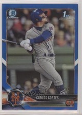 2018 Bowman Draft Chrome Blue Refractor 147/150 Carlos Cortes #BDC-60 6u5