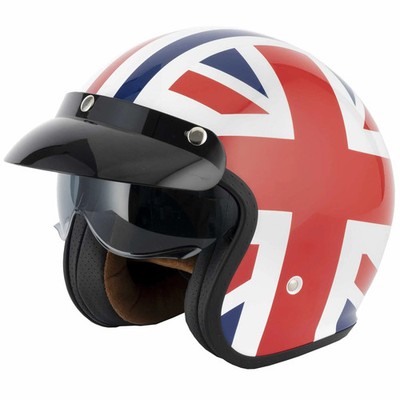 Vcan H589 Jethelm inkl. Peak (Union Jack)