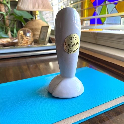 Vintage Frankoma Pottery #32 Bud Vase w/ Original Sticker 4.5"