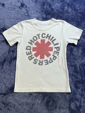 Red Hot Chili Peppers Kids Band T Shirt Size 4T White Logo Graphic