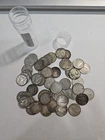 Lot Of 50 Silver Canadian Dimes Random Years 80% Silver