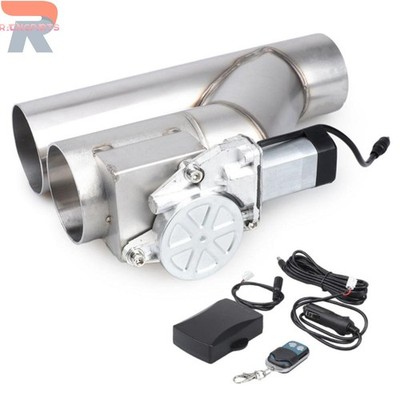For Universal 2.0'' Stainless Dual Electronic Exhaust Control Valve w/ Wireless