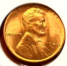 1940-S Lincoln Wheat Cent Penny GEM RED BU From an Original Bank Roll