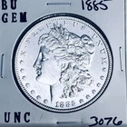 1885 BU GEM MORGAN SILVER DOLLAR UNC MS+++ U.S. MINT RARE COIN 3076