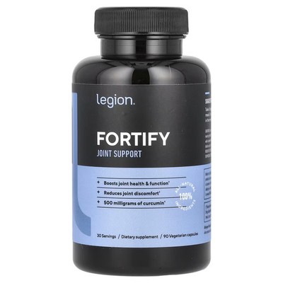2 X Legion Athletics, Fortify, Joint Support, 90 Vegetarian Capsules