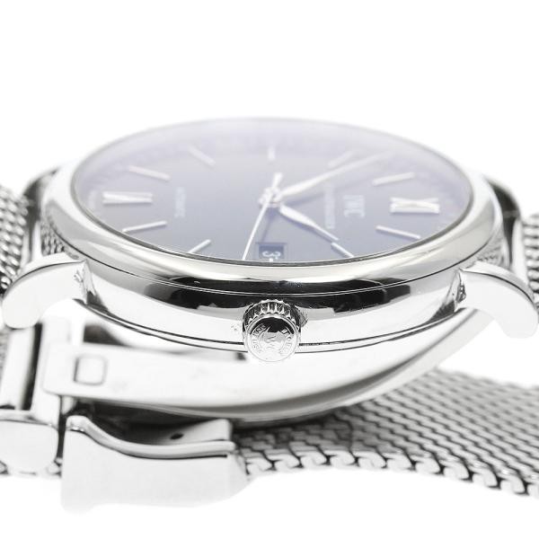 IWC PORTOFINO IW356506 40mm SS Black Dial Automatic Date Watch #C444 image 5