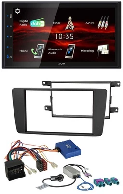 JVC USB Bluetooth CAN-Bus DAB 2DIN Autoradio für Skoda Octavia II 2004-2013 Yeti - Bild 1 von 4