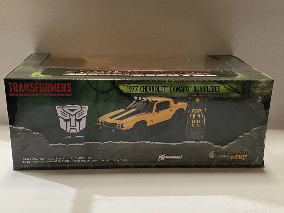 1:24 Transformers Chevrolet Camaro Bumblebee 1977 Jada Toys diecast coche metal - Imagen 2 de 3