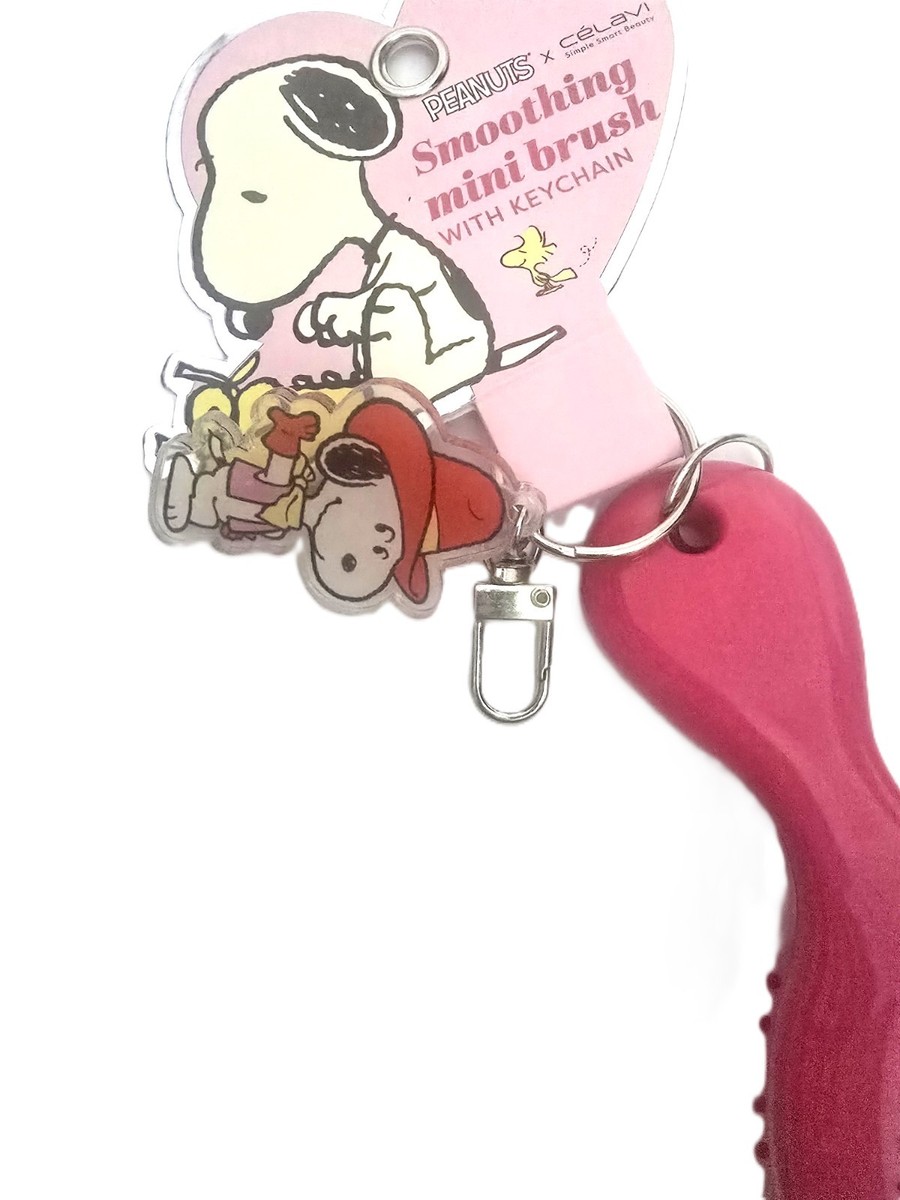 Celavi X Peanuts SNOOPY Smoothing Mini Brush W Keychain | eBay