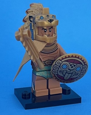 Lego King Namor with Aztec Jaguar Warrior Armor & custom Golden Cape