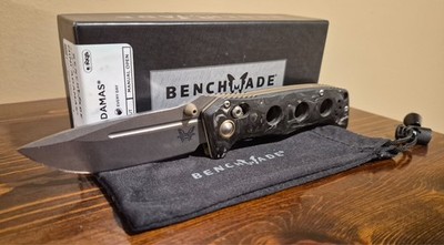 Benchmade Mini Adamas Knife Marble Carbon Fiber CPM-Magnacut
