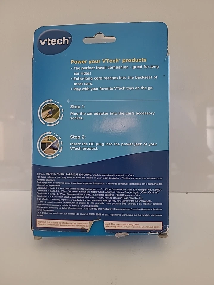 VTECH Car Adaptor Charger Genuine InnoTab MobiGo V.Reader 80-091310 Adapter - Image 2 of 4