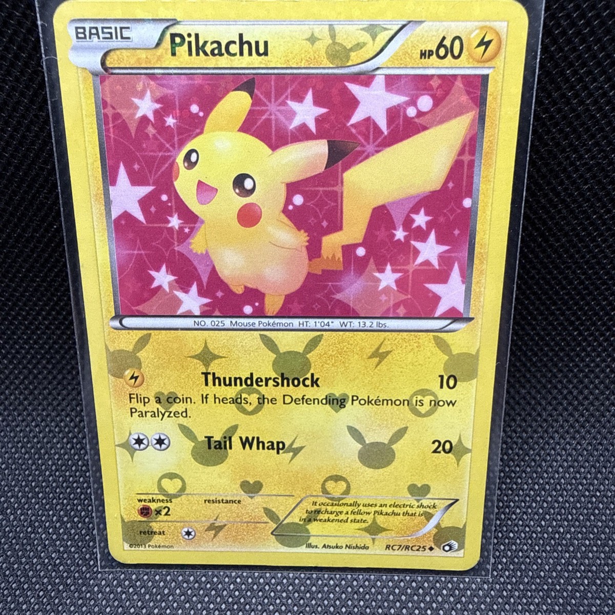 K*P様 ピカチュウ MONSTERS COLLECTION 025 Pikachu | 2013 Pokémon RC7/RC25 Legendary Treasures Radiant