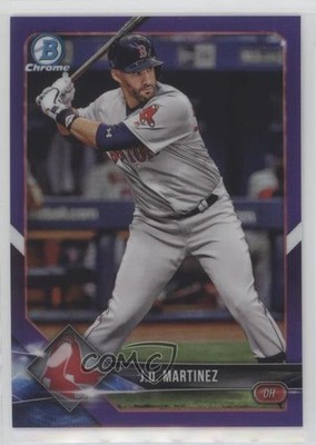 2018 Bowman Chrome Purple Refractor /250 JD Martinez #58 s3g
